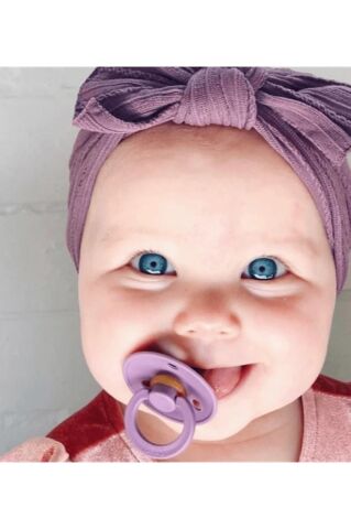 Bibs Colour Kauçuk Emzik - Lavender - 0-6 Ay