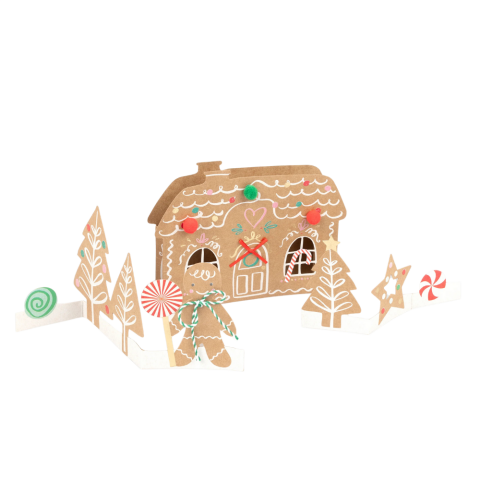 Meri Meri - 3D Tebrik Kartı - Gingerbread