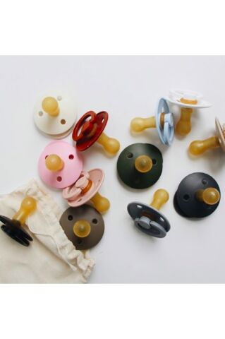 Bibs Colour Kauçuk Emzik - Peach - 0-6 Ay