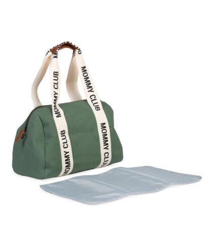 Childhome Mommy Club Bag - Yeşil Kanvas