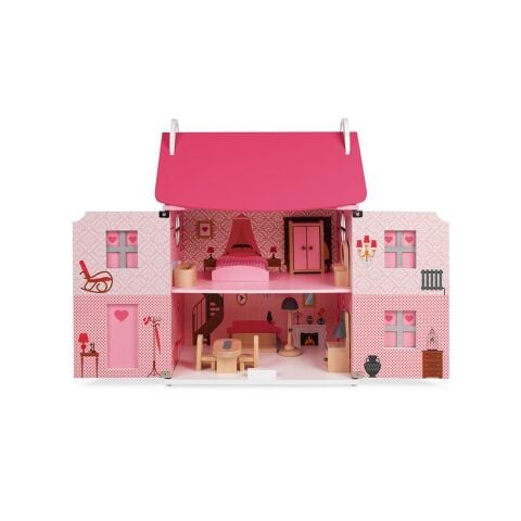Janod Bebek Evi Mademoiselle - Mademoiselle Doll's House (wood)