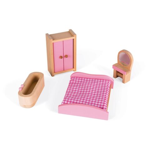 Janod Bebek Evi Mademoiselle - Mademoiselle Doll's House (wood)