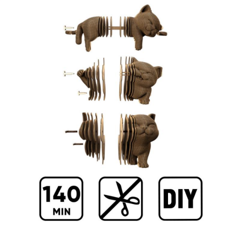 Cartonic 3D Puzzle - Kittens Trio