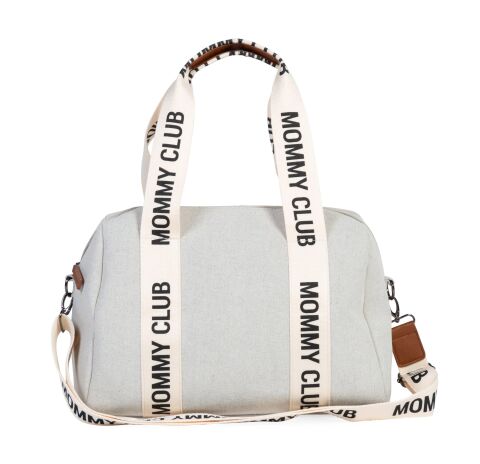 Childhome Mommy Club Bag - Gri Kanvas