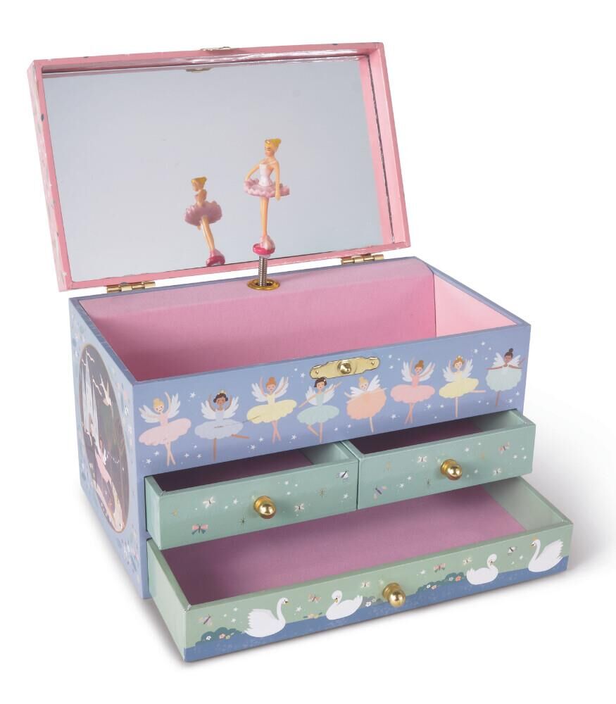 Floss & Rock 3 Cekmeceli Müzikli Mücevher Kutusu / Enchanted