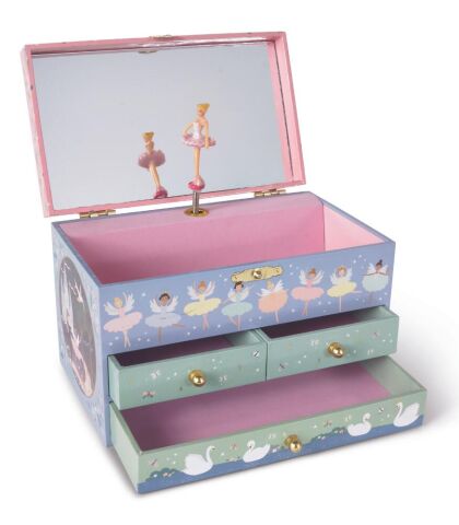 Floss & Rock 3 Cekmeceli Müzikli Mücevher Kutusu / Enchanted