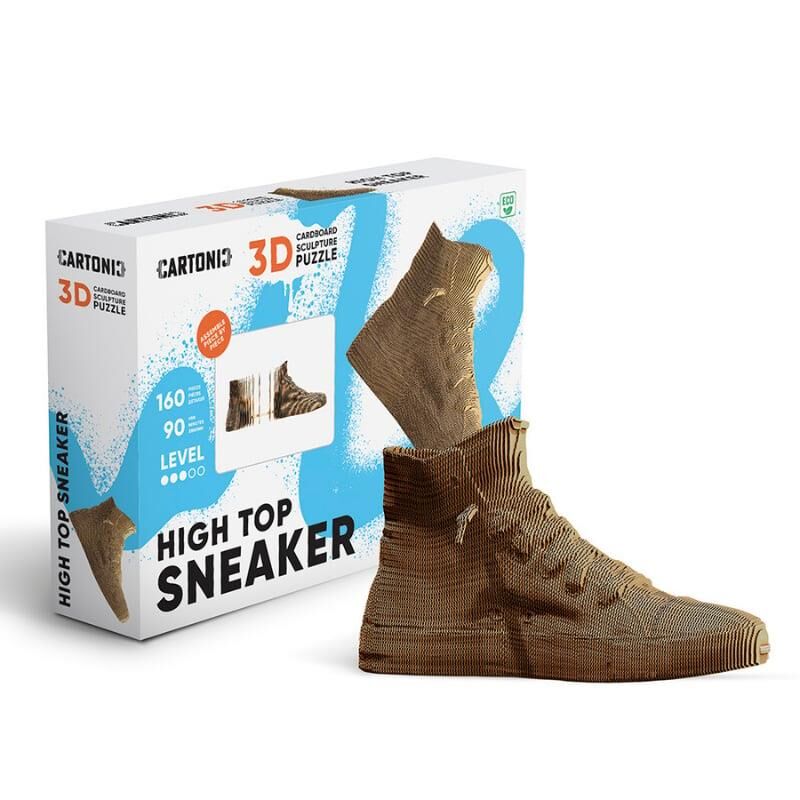 Cartonic 3D Puzzle - High Top Sneaker