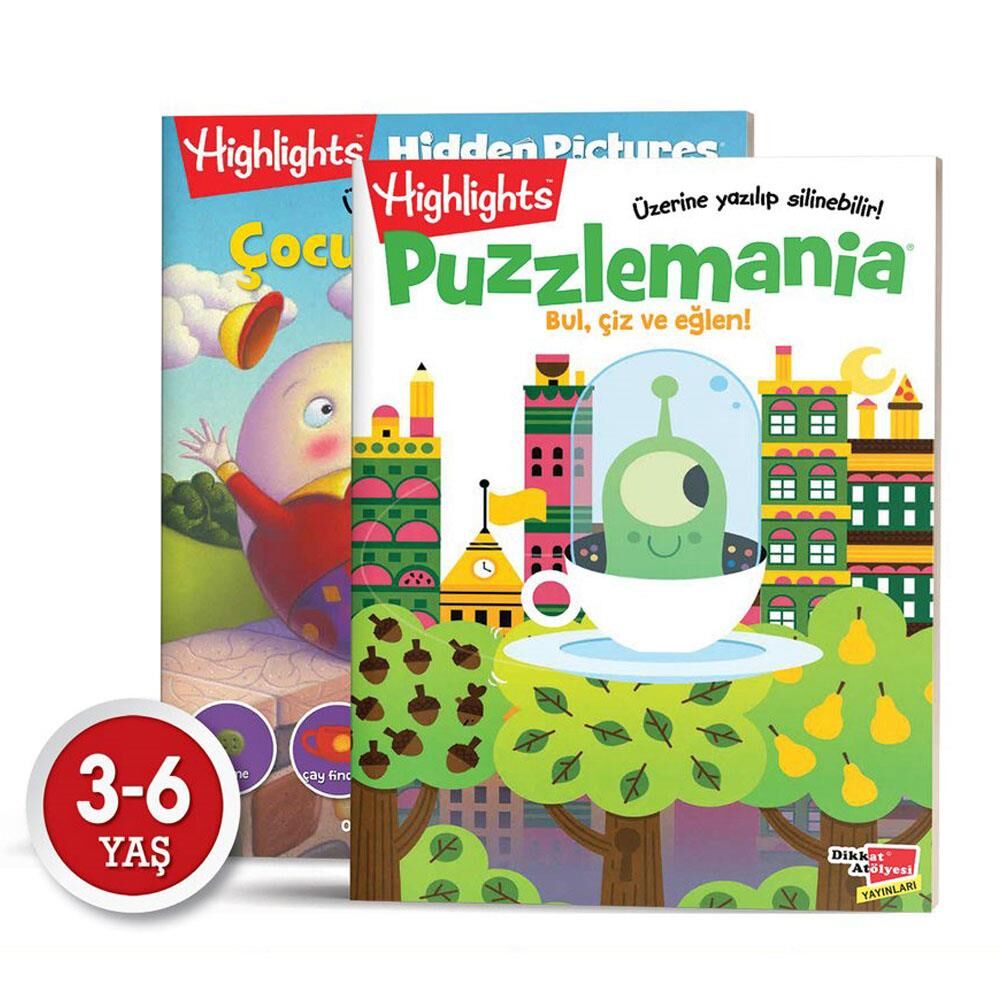 HighLighs Wowo Bul, Çiz ve Eğlen 2'li Seri / Dikkat Atölyesi