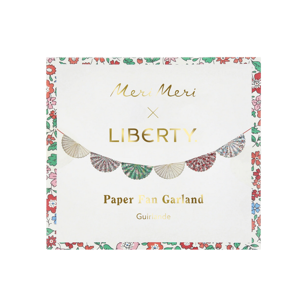 Meri Meri X Liberty - Yelpaze Garland
