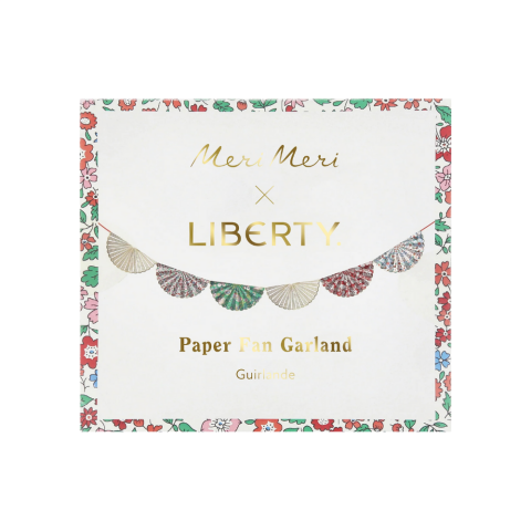 Meri Meri X Liberty - Yelpaze Garland