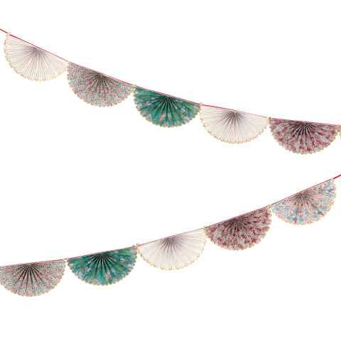 Meri Meri X Liberty - Yelpaze Garland