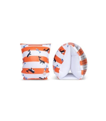 Swim Essentials Red White Whale Şişme Yüzme Kolluğu 2-6 Yaş