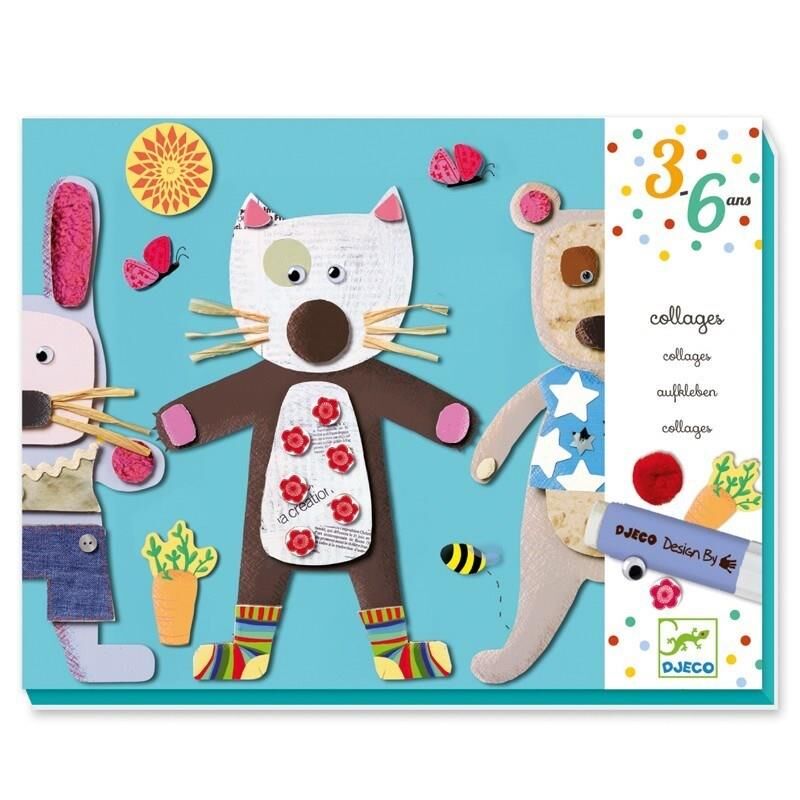 Djeco Kağıt Yapıştırma / Collages For Little Ones