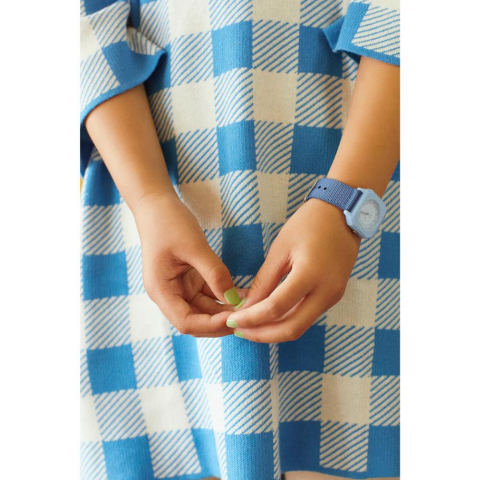 Mini Kyomo - Blue Cotton Candy Watch - Mavi Pamuk Şeker Kol Saati