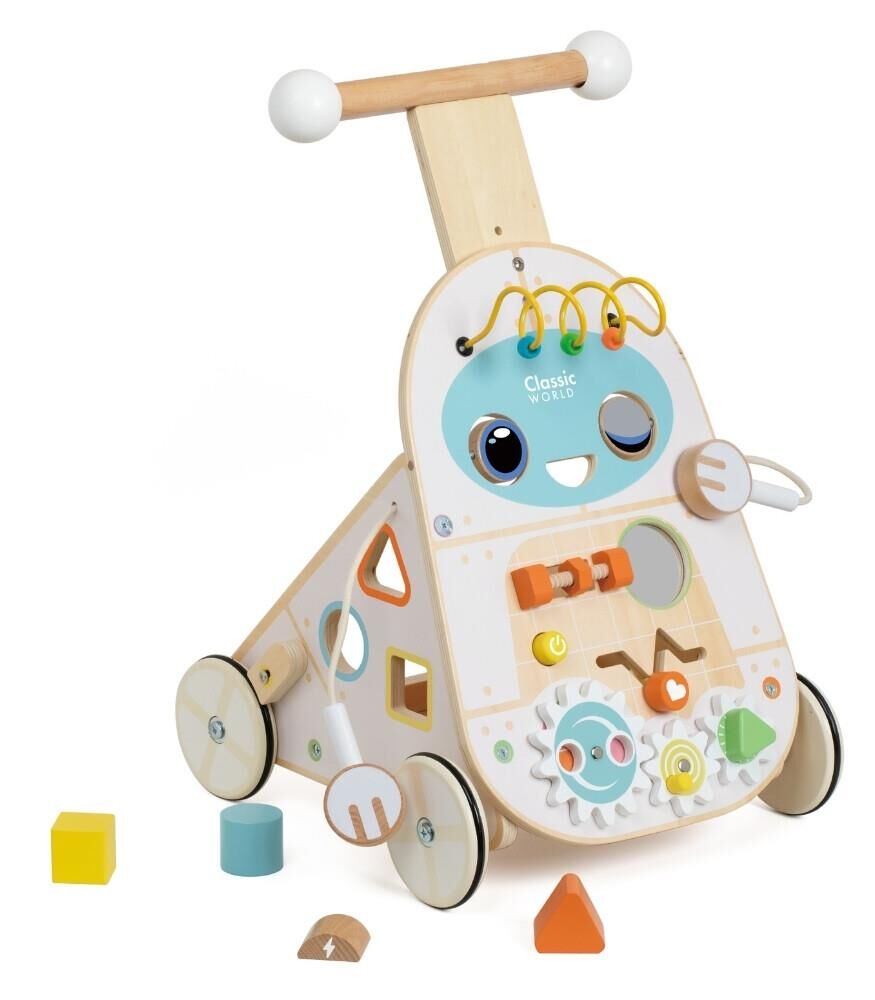 Classic World Ahşap Yürüme Arkadaşı - Robot