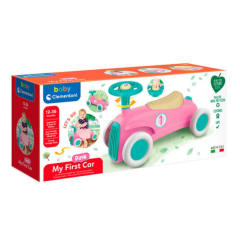 Clementoni Baby İlk Klasik Arabam Pembe - My First Car