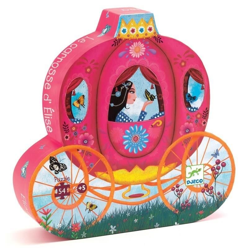 Djeco Dekoratif Puzzle 54 Parça / Elise's Carriage