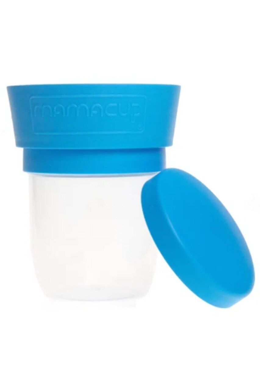 MamaCup Dökülmeyi Önleyen Atıştırmalık Kabı - Mavi