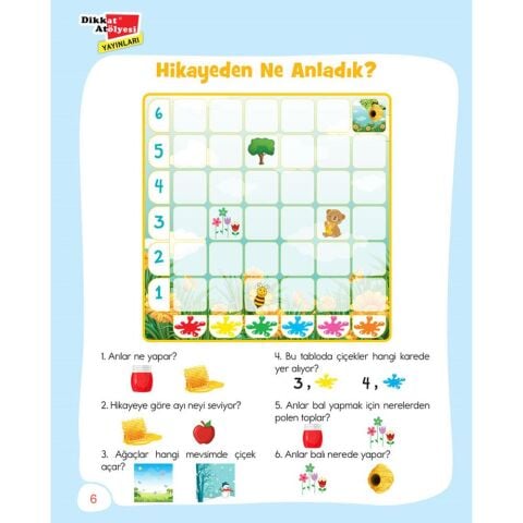 Hikayeli Kodlama Stickerlı - Dikkat Atölyesi Kodlama Kitabı