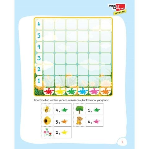 Hikayeli Kodlama Stickerlı - Dikkat Atölyesi Kodlama Kitabı