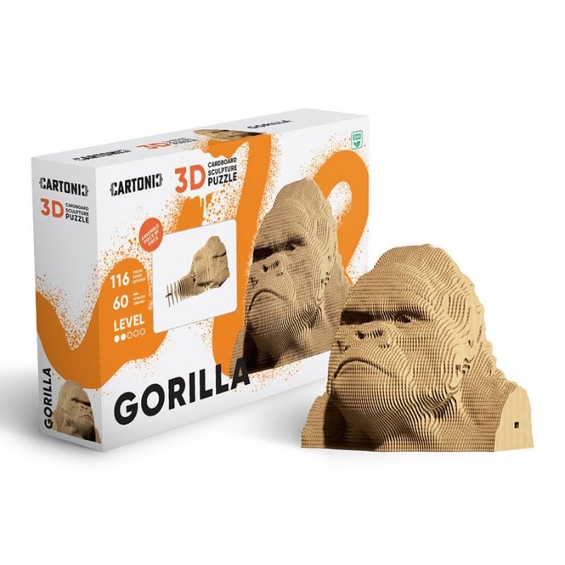 Cartonic 3D Puzzle - Gorilla