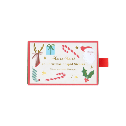 Meri Meri - Yeni Yıl Şekilli Sticker Seti - 25 Adet