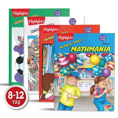 HighLights Mathmania Matematik Zeka ve Dikkat Gelişim Seti 8+ Yaş