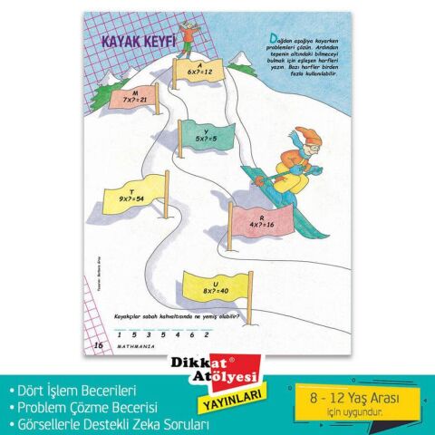 HighLights Mathmania Matematik Zeka ve Dikkat Gelişim Seti 8+ Yaş