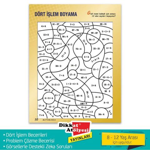 HighLights Mathmania Matematik Zeka ve Dikkat Gelişim Seti 8+ Yaş