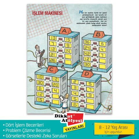 HighLights Mathmania Matematik Zeka ve Dikkat Gelişim Seti 8+ Yaş