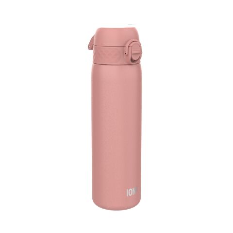 Ion8 - Paslanmaz Çelik İnce Suluk - Gül Pembe - 600 ml - Sızdırmaz