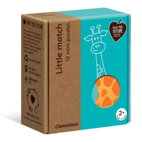 Clementoni Little Match Puzzle - Hayvanlar /2+Yaş Eğitici Oyunlar