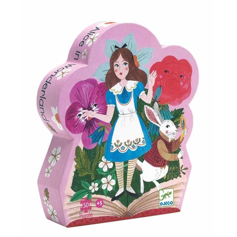 Djeco Dekoratif Puzzle 50 Parça / Alice Harikalar Diyarında