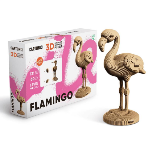 Cartonic 3D Puzzle - Flamingo