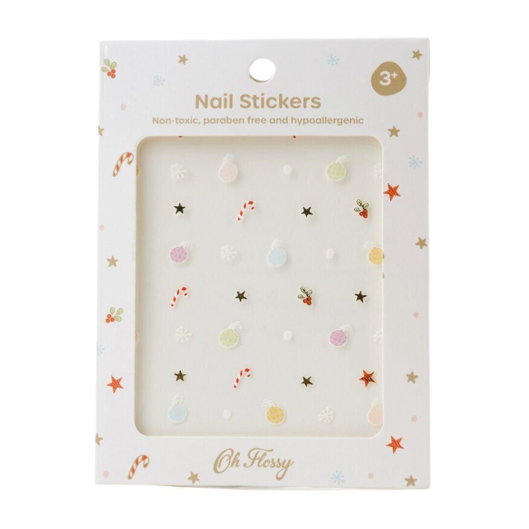 Oh Flossy Çocuk Tırnak Sticker Seti / Christmas