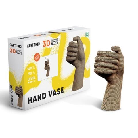 Cartonic 3D Puzzle - Hand Vase