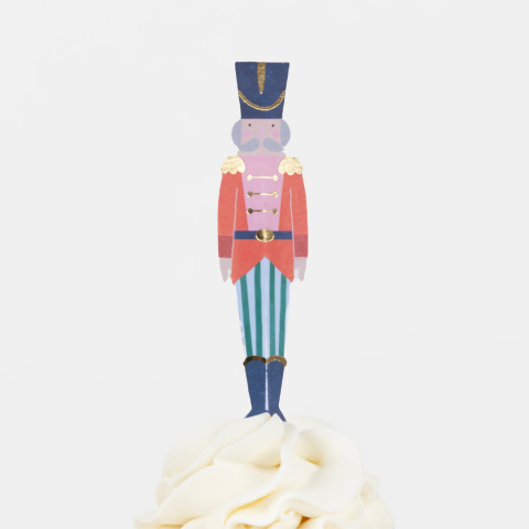 Meri Meri - Nutcracker Cupcake Kiti - 24 Adet