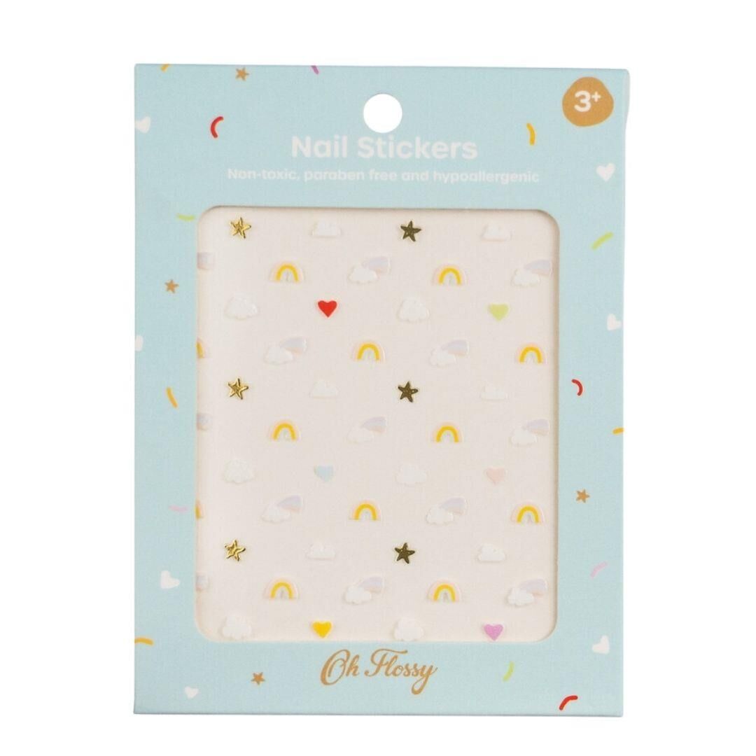 Oh Flossy Çocuk Tırnak Sticker Seti / Sky