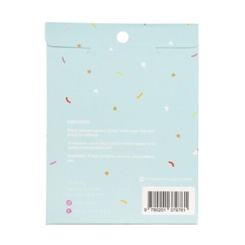 Oh Flossy Çocuk Tırnak Sticker Seti / Sky