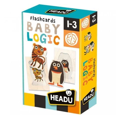 Headu Flashcards Baby Logic - 1-3 Yaş Eşleştirme ve Hafıza Oyunu