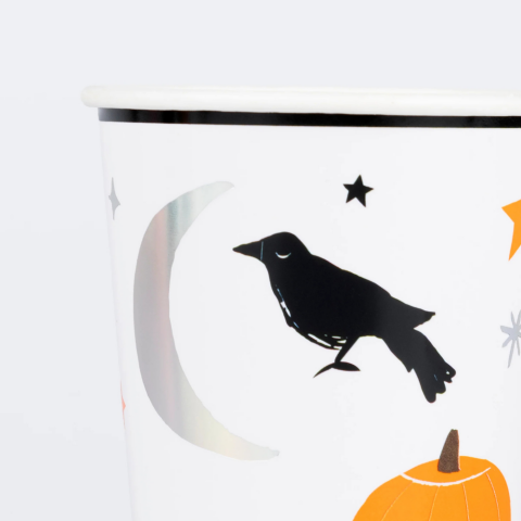 Meri Meri - Happy Halloween Bardaklar - 8 Adet