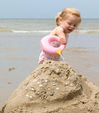 Quut Cana Çift Taraflı Çocuk Sulama Kabı / Small / Banana Pink