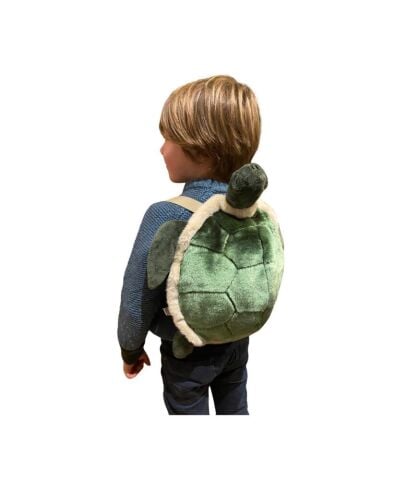 Wild & Soft Figürlü Peluş Sırt Çantası - Kaplumbağa