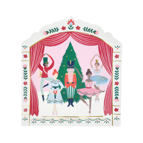 Meri Meri - Nutcracker Tabaklar - 8 Adet