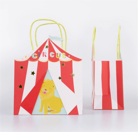 Meri Meri - Circus Party Bags - Sirk Parti Çantaları (8'Li)