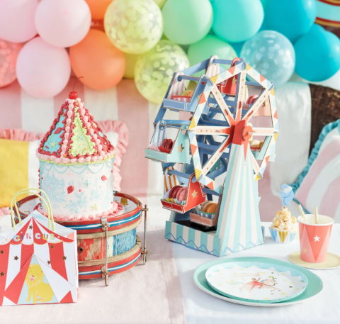 Meri Meri - Circus Party Bags - Sirk Parti Çantaları (8'li)