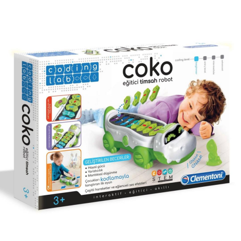 Clementoni Coko - Eğitici Timsah Robot / Kodlama-Coding Lab