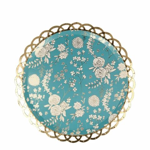 Meri Meri - English Garden Plates - English Garden Tabak - 8'li