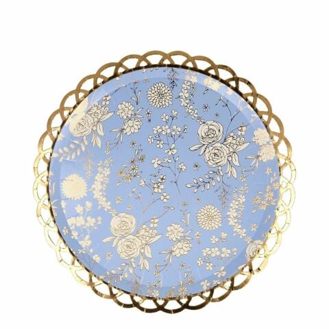 Meri Meri - English Garden Plates - English Garden Tabak - 8'li